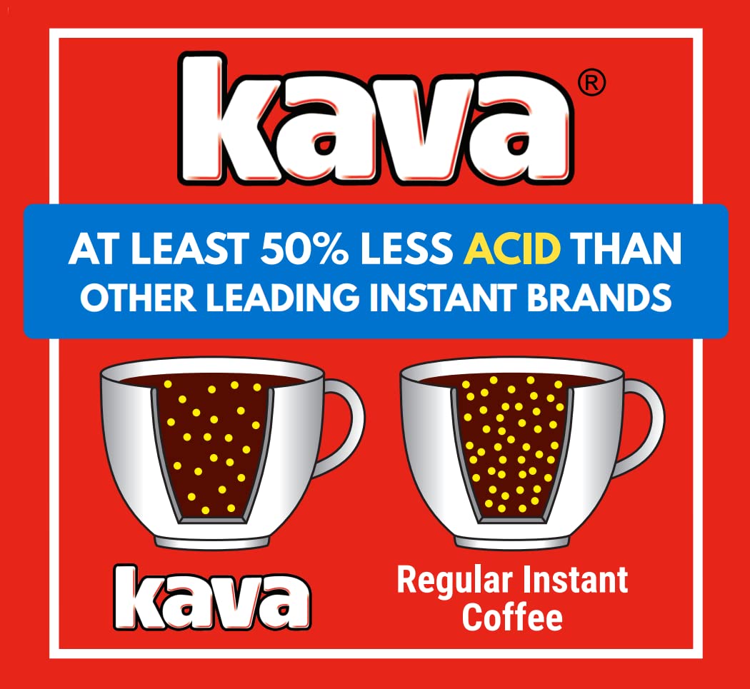 Kava Acid Neutralized Instant Coffee, 4 Ounce (Pack of 6)