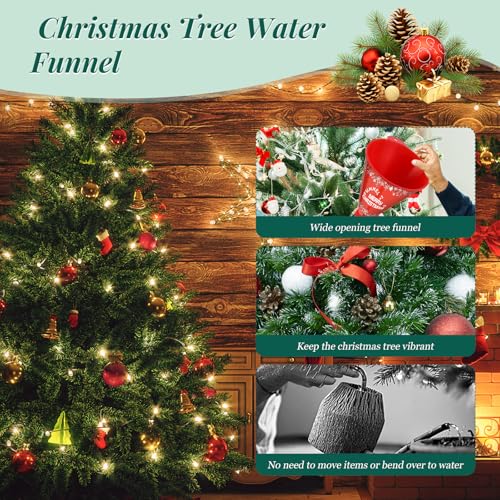 39-Inch Christmas Tree Watering Funnel for Live Trees, Reusable Tool