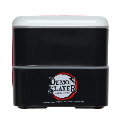 JUST FUNKY Demon Slayer Manga Anime Single Portion Compartment Bento Lunch Box 7"