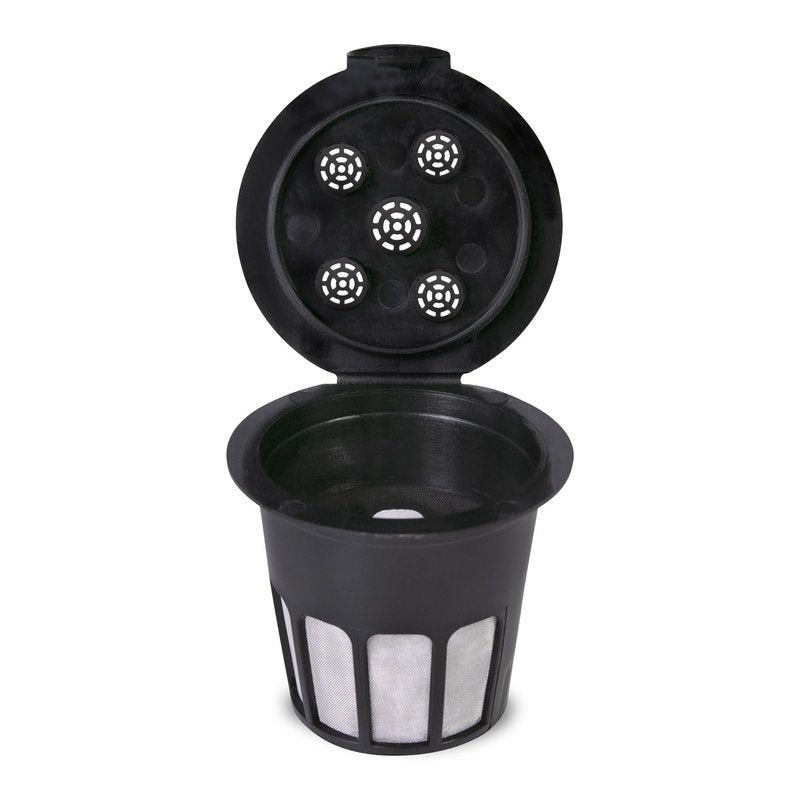 Cafe Supreme 5-Stream Reusable Single Serve Coffee Filter K Cup Pod + EZ-Scoop Coffee Scoop with Funnel | Compatible with Keurig 1 or 5-Stream Coffee Makers