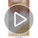 White Sheer Canopy Bed Curtains - 8 Panel Tab Top 4 Poster Frame Drapes