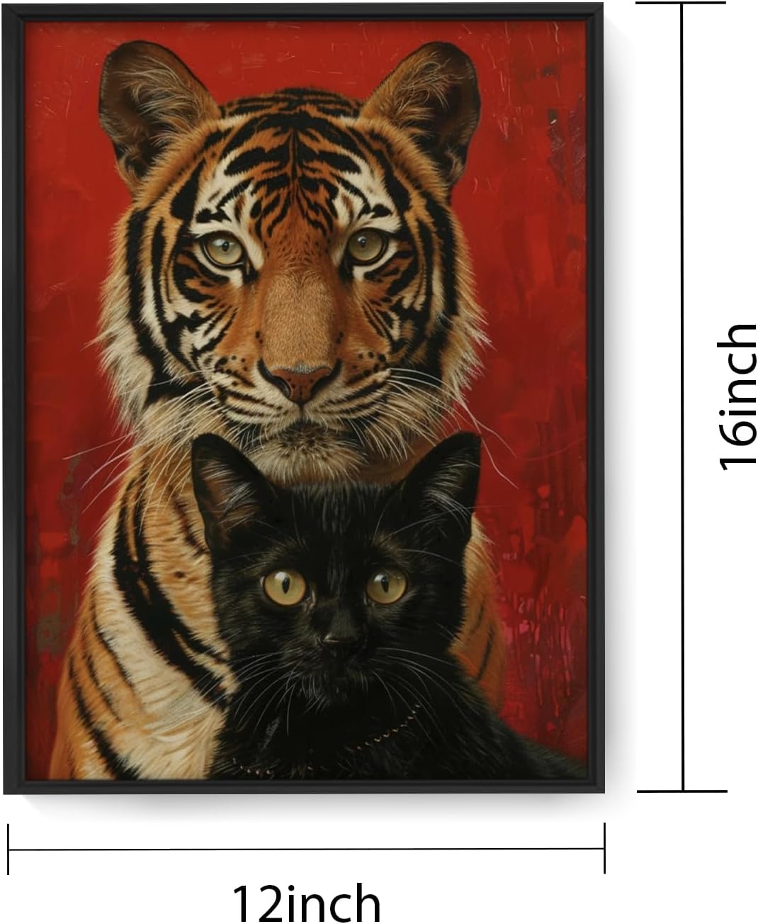 Skiennix Custom Canvas Prints - Turn Your Photos Into Framed Wall Art | Ideal Home Décor Gift (12x16, Black Frame)