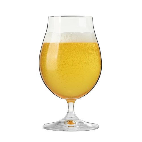 Spiegelau Classic Tulip Beer Glass, European-Made Crystal Drinking Glasses Perfect for Belgian Ales, IPA Beers, Cocktails, Sodas, Beverages, Smoothies, Home Bar Accessories, 15.5 oz, Set of 4