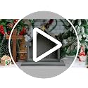 Gray Wooden Nativity Creche Scene - 13.5 x 12.5 Inch Christmas Stable Decor