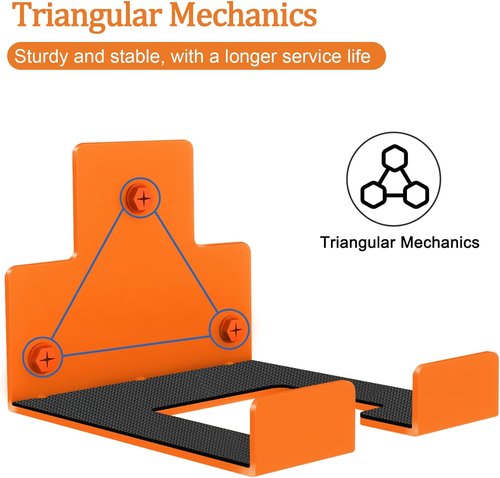 Heavy Duty Garage Organizer - Weed Eater Hanger & Trimmer Rack | Wall-Mounted Tool Holder, 2 Pack