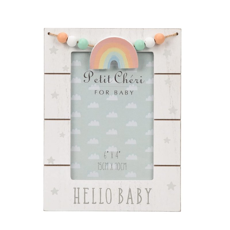Oaktree Gifts Petit Cheri Photo Frame Hello Baby 4" X 6"