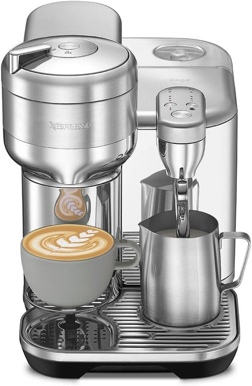 Breville Nespresso Vertuo Creatista Coffee & Espresso Maker - Brushed Stainless Steel Finish