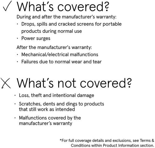 ASURION 4-Year Housewares Protection Plan - Coverage for Items Priced $50 to $59.99
