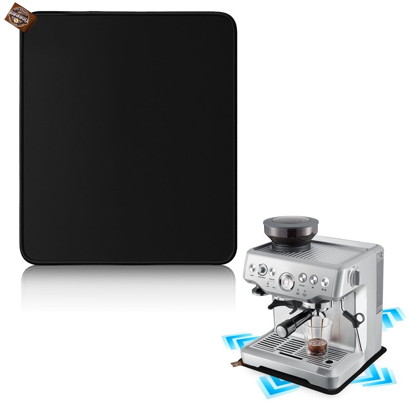 Sliding Mat for Breville Espresso Machine 870XL, Dual-Sided Design, Anti-Slip Glide Mat with Hanging Strap, Easy to Clean, Sturdy Pad for Breville Espresso Machine Accessories, Protects Countertop