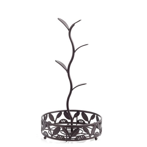 Mug Holder Stand, Countertop Mug Tree, Coffee Pod Holder with Mug Rack, Coffee Counter Bar Accessory & Kitchen Organizer