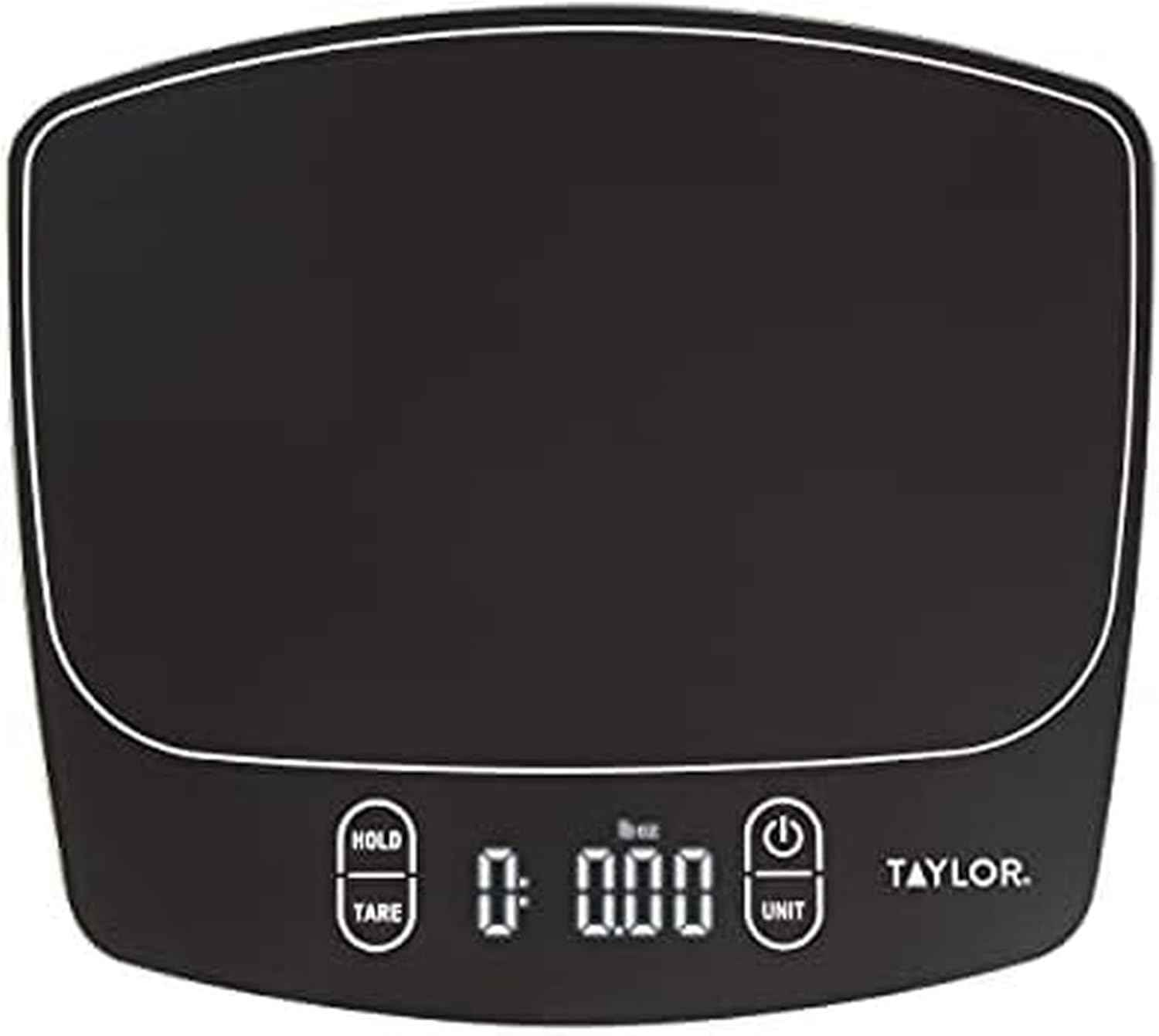 Taylor Waterproof Digital Kitchen Scale - 11 lbs Capacity | Sleek Black Design