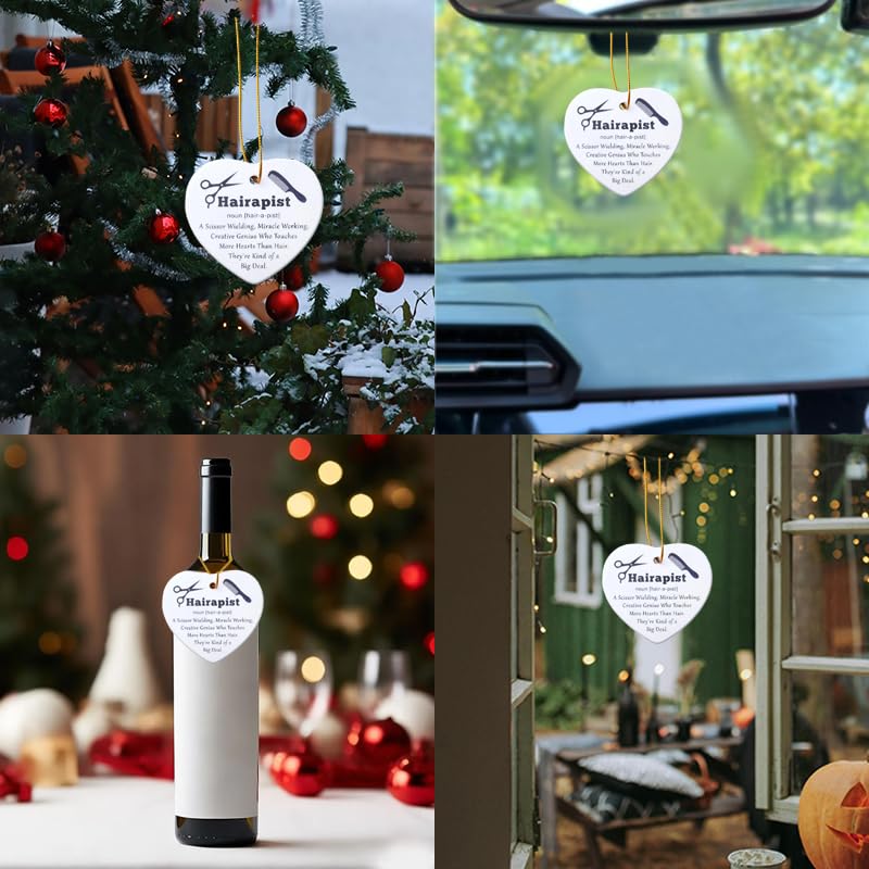 Hairapist B Christmas Ornament — Hair Stylist Gift for Daughter Boyfriend Ya0zeio