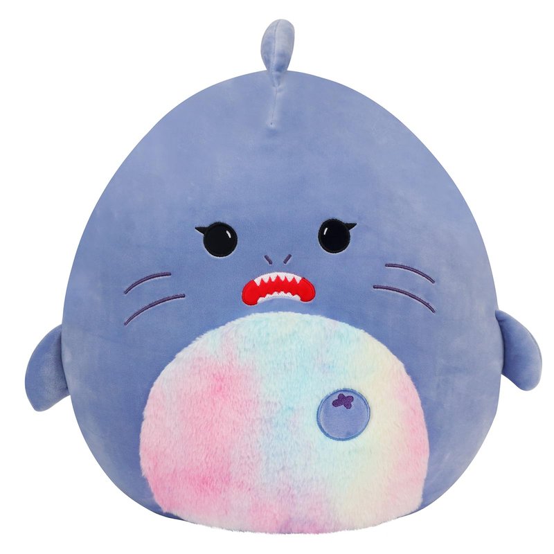 Mushymallow 20-Inch Shark Plush Pillow Cute Plush Toy Jumbo Stuffed Shark Soft Stuffed Animal Birthday for Kids