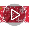 SmoothNovelty 3 Pcs Christmas Hand Towels - Red Snowflake Embroidered Set, 13.78 x 29.53 in