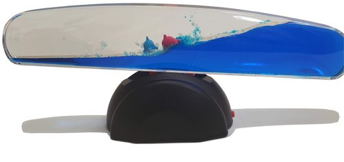 SUPREMETECH Wave Motion Machine (Blue, 12 Inch with Dolphins)