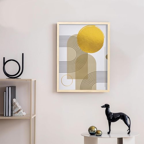 LaVie Home 12x16 Picture Frame - Classic Oak Design with HD Plexiglas | Vertical & Horizontal Display