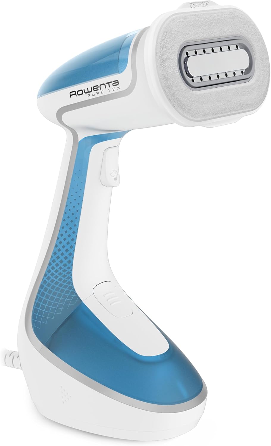 Rowenta Steamer for Clothes - Pure Tex 4-in-1, 1700W, XL 6.8 Ounce Tank, Quick 25 Sec Heat-Up, Light Blue