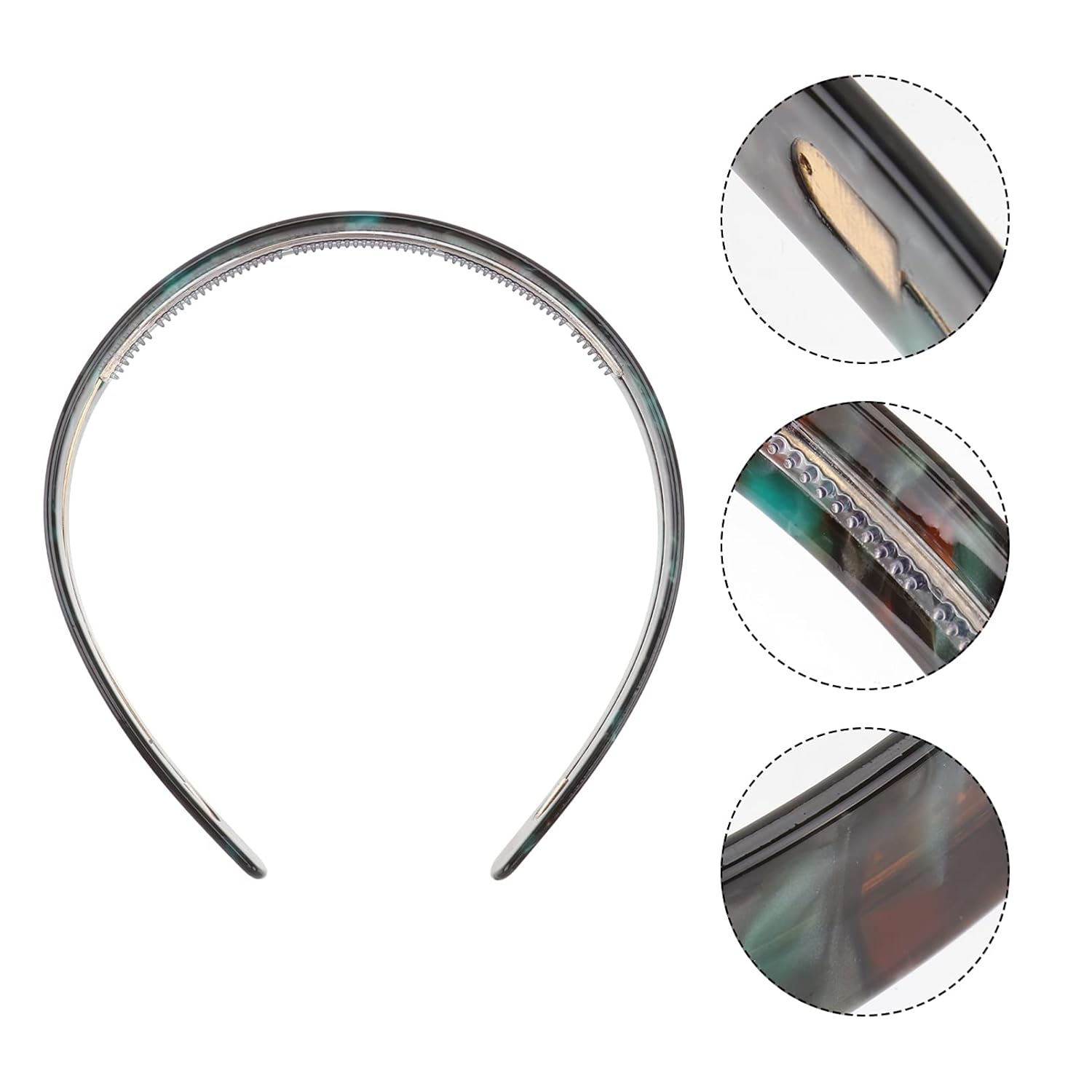 Uonlytech Hawksbill Pattern Headband - Non-Slip Hair Wrap Strips & Face Hairband | Stylish Korean Hair Accessory