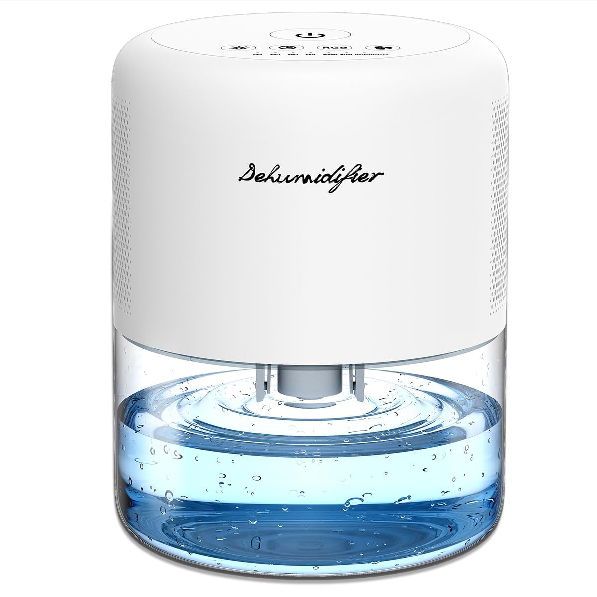 Skiennix Dehumidifier - Compact & Quiet 44oz Water Tank | Auto Defrost, 10 Colors, 4 Timers, 3 Modes