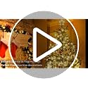 Gold Lighted Christmas Tree Topper - 9.5" 3D Dual-Sided Star with 10 Lights