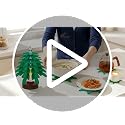 Silicone Tree Trivets Set for Hot Pots & Pans with RGB Mood Lighting