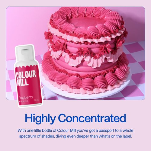 Colour Mill Oil-Based Food Coloring - Black, 20 Milliliters | Vibrant & Easy to Use