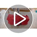 Waterproof Christmas Tree Storage Bag for 9ft Trees Heavy Duty Red