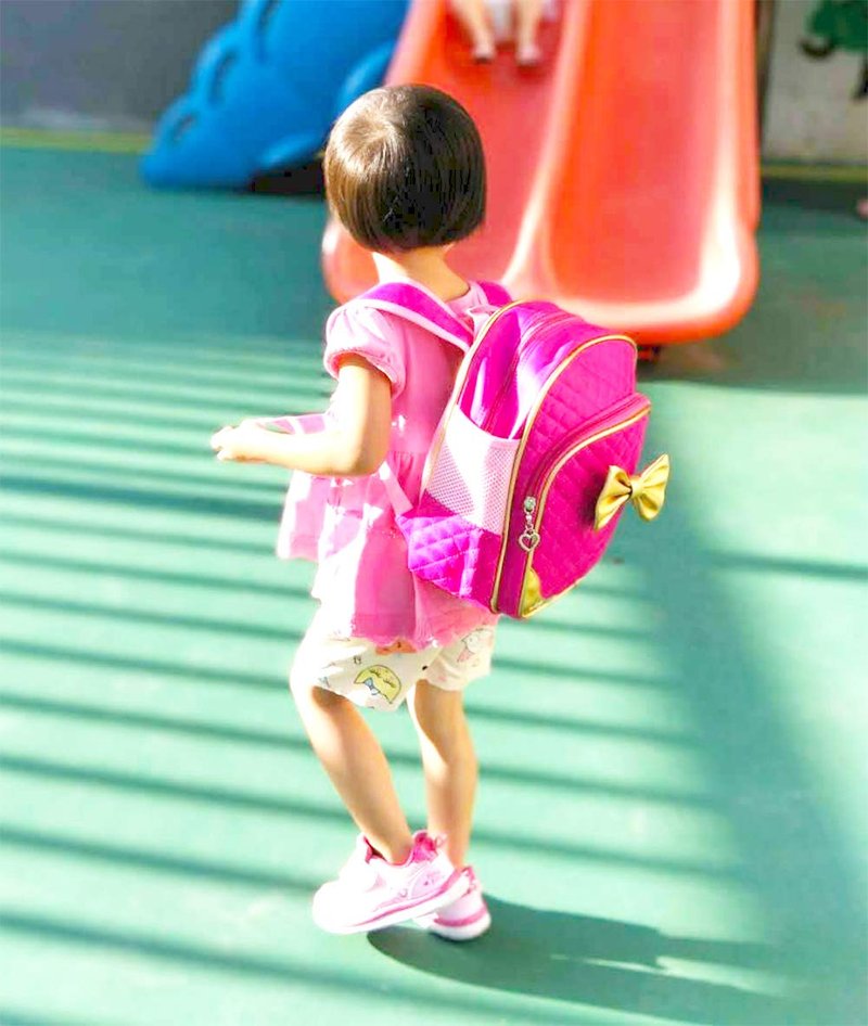 Suerico Cute Durable Waterproof Toddler Preschool Bag Kindergarten Kids Backpack for Girls (rose red)