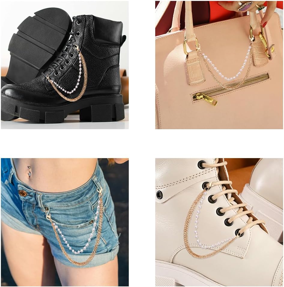 Sisadodo Shoe Charms - Stylish Chains for Shoelaces & Accessories | Perfect for Bags & Keychains