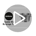 6-Gallon Double Wall Stainless Steel Beverage Tub for Parties & Events