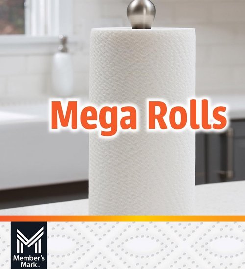 Member's Mark Super Premium Paper Towels - 15 Rolls with 150 Sheets Each | 2 Pack for Ultimate Absorbency