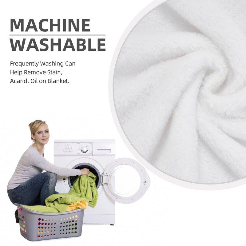 Ultra Soft Throw Blanket Flannel Fleece All Season Light Weight Living Room/Bedroom Warm Blanket