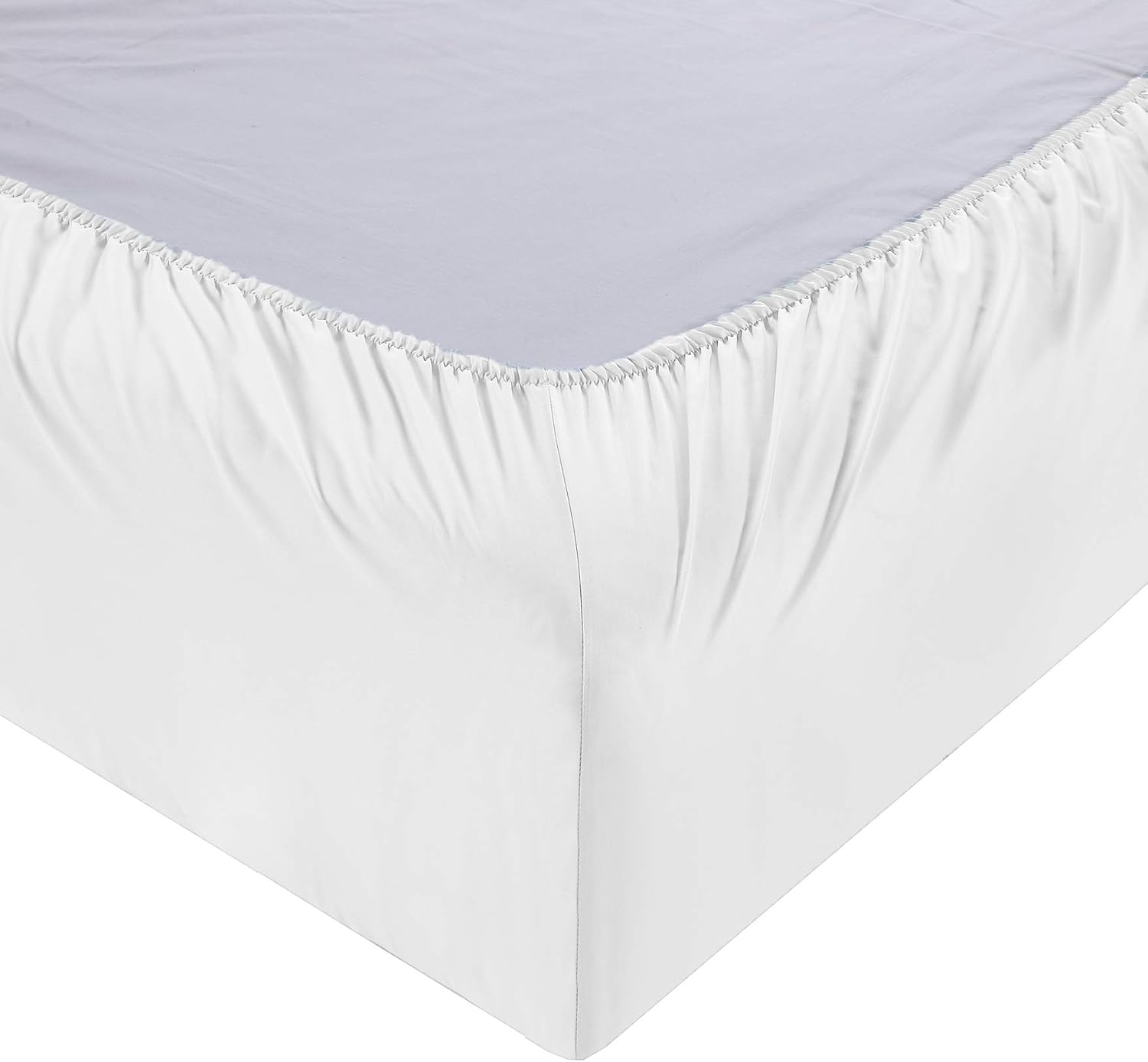 Skiennix Viscose Sheet Set - Luxuriously Soft 100% Rayon Bamboo | King Size, 4-Piece with Deep Pockets - White