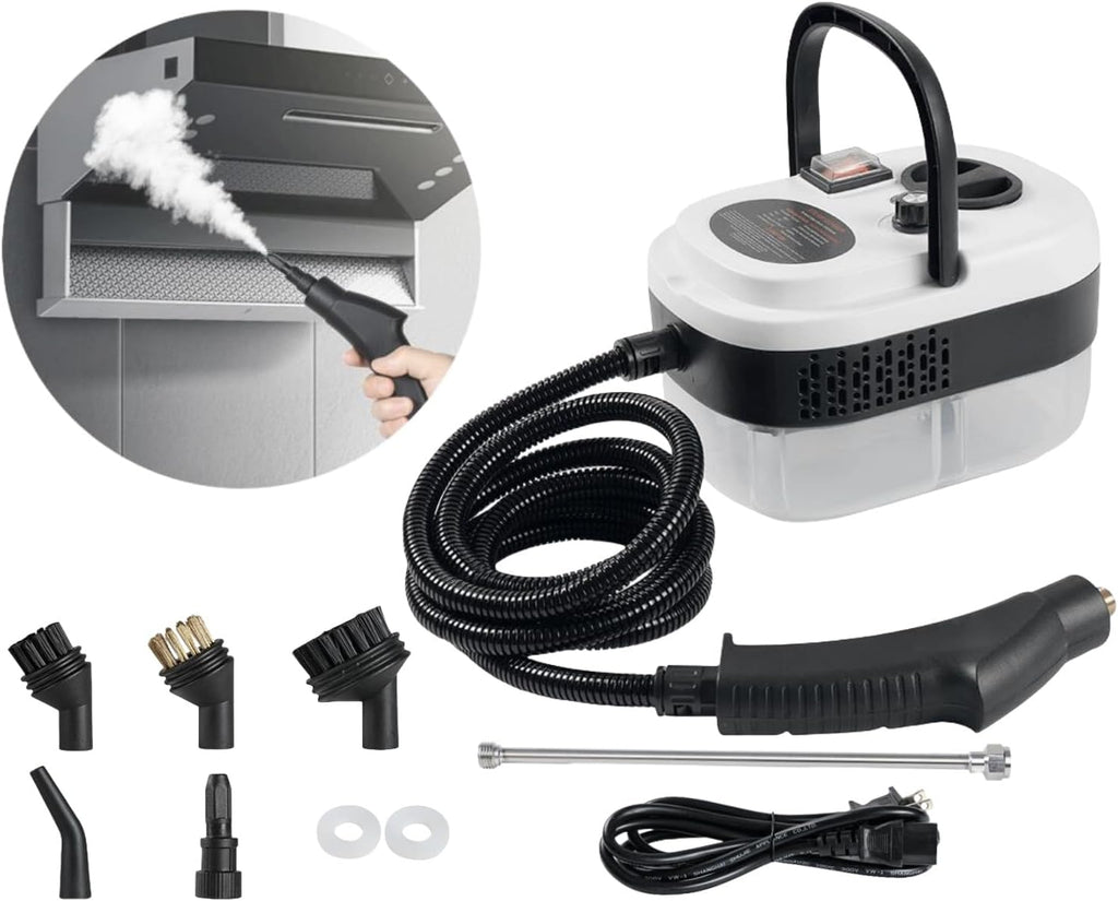 Skiennix 7-in-1 Steam Cleaner - 2500W High Pressure Handheld Steamer for Home & Car Cleaning