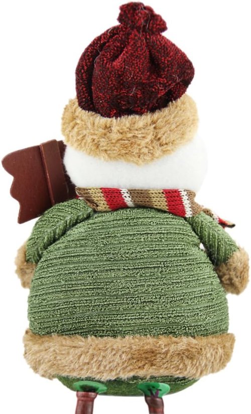 BXT Plush Snowman Shelf Sitter | Cute Christmas Holiday Decor for Home Decoration
