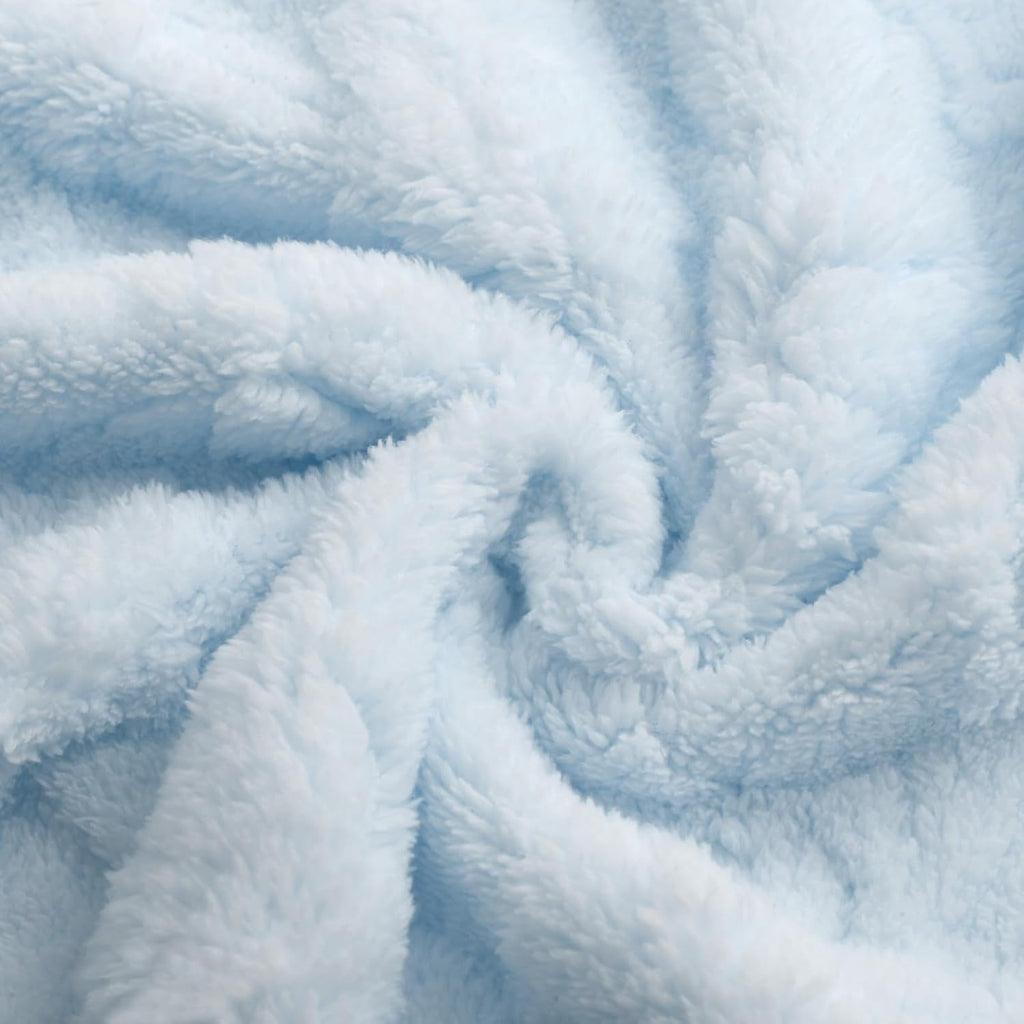 Skiennix Ultra Soft Fleece Baby Blanket - Lightweight Swaddle & Receiving Blanket for Newborns | Heart Checkered 30"x40" Blue