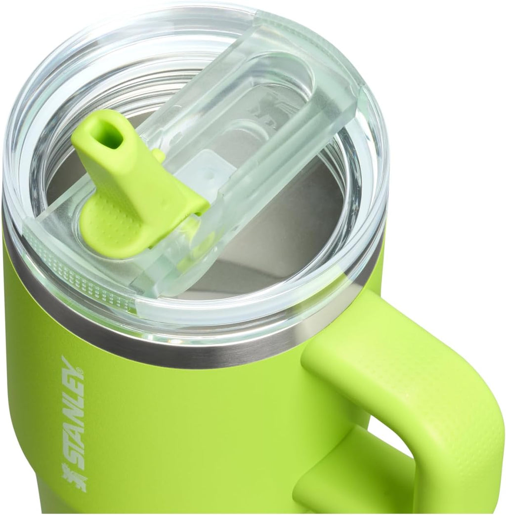 STANLEY Quencher ProTour 20 oz Tumbler - Leakproof Lid, Built-In Straw & Handle | Insulated Stainless Steel | BPA-Free | Chartreuse