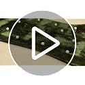 Sosation Velvet Christmas Stockings Set of 4 - Moss Green, Pearls & Ruffled Trim