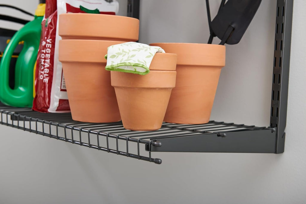 Rubbermaid Fasttrack 3-Shelf Storage Kit - 36"x12" | 350 lbs Capacity for Home, Garage & Workshop Organization