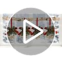 Tikneyoli 4-Piece Red Velvet Christmas Bells Decor with Jingle Bells - Door/Hanging Ornaments