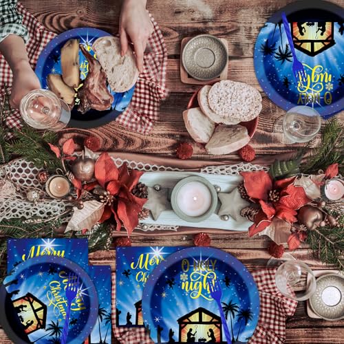 Holy Nativity Party Supplies Set for Christmas Nativity Theme - 24 Guests