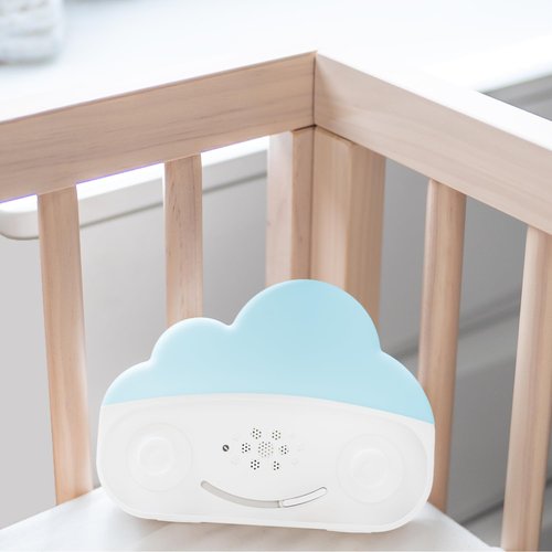 Happiest Baby SNOObie Smart White Noise Machine - Portable Sound Machine with Night Light & 12 Soothing Sounds