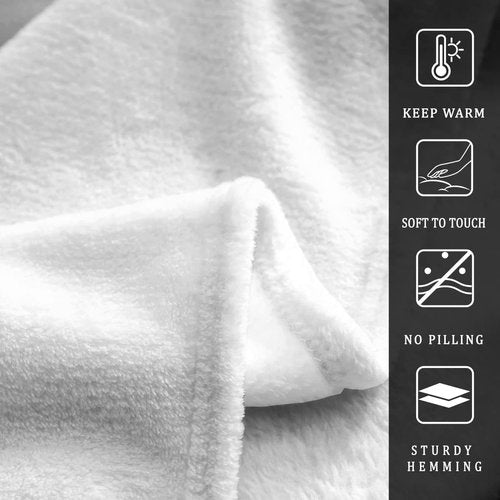 Feelyou Colorful Camper All Season,Bed Blanket Happy Camping Plush Throw Blanket, for Sofa Couch Kids RV Camping Flannel Fleece Blanket Cartoon Camping Car Farmhouse Trailers Camper Throw 50"x60"