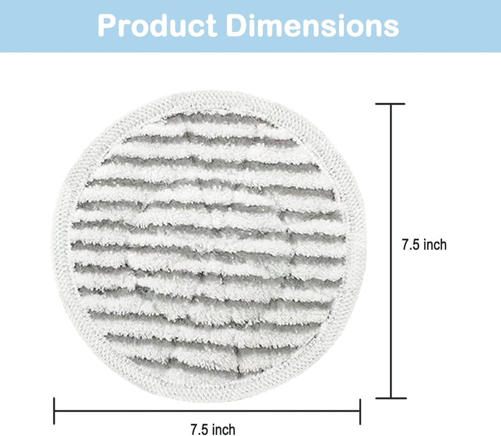 Skiennix Steam Mop Pads - 14 Pack Replacement for Shark S7001/S8201/S7201 | All-in-One Scrubbing Solution