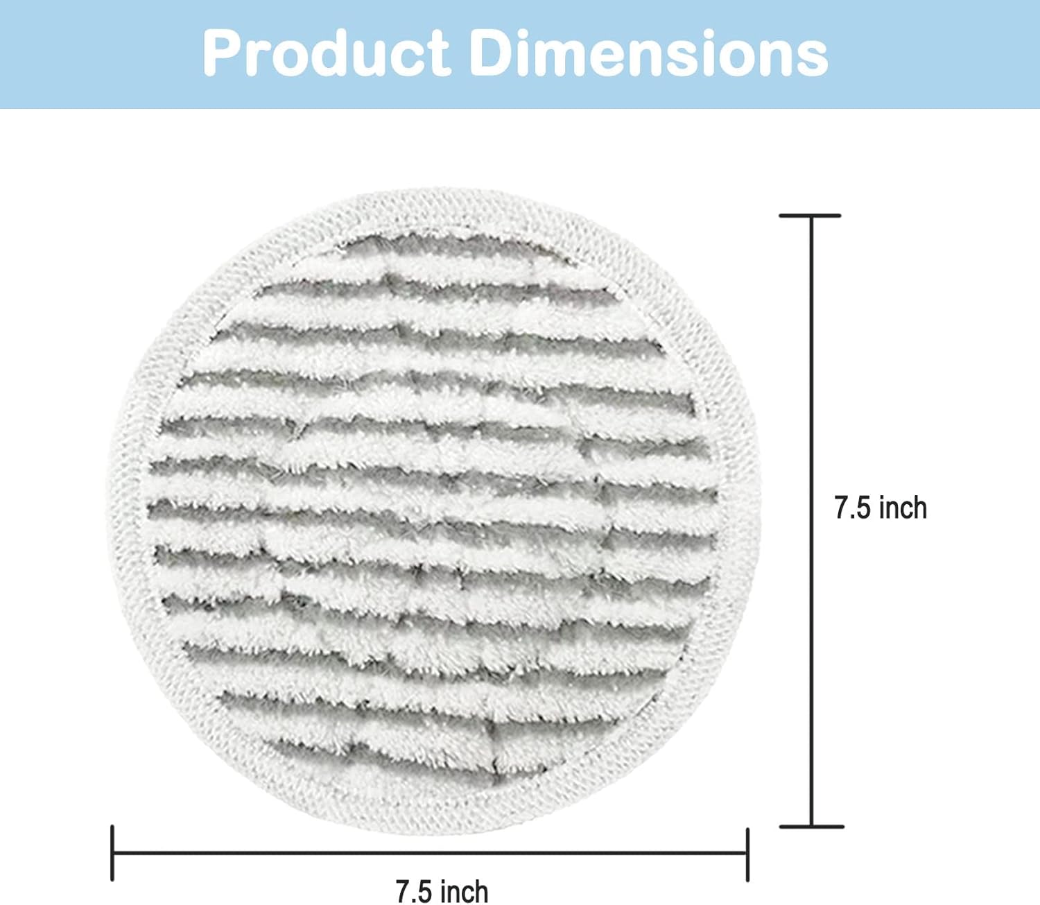 Skiennix Steam Mop Pads - 14 Pack Replacement for Shark S7001/S8201/S7201 | All-in-One Scrubbing Solution