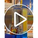 Unsinkable Anime Ship in a Bottle Liquid Motion Desk Ornament