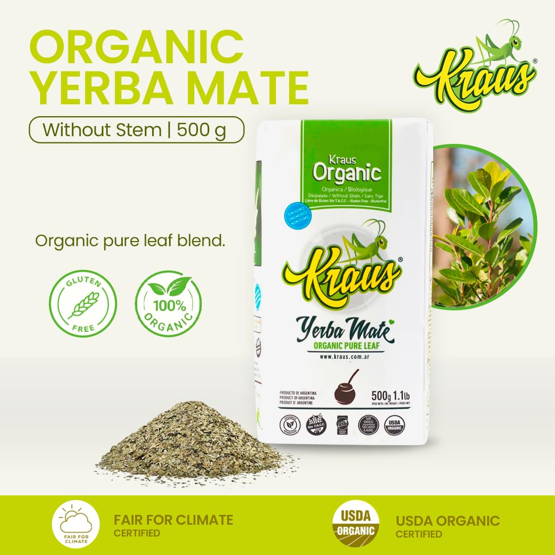 Organic Yerba Mate Pure Leaf…