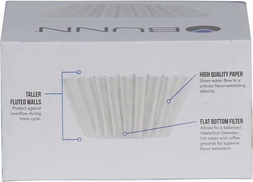 BUNN 8-12 Cup Coffee Filters - 100 Count for Perfectly Brewed Coffee Every Time