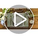 Artoid Mode Eucalyptus Leaves Daisy Vase Placemats for Dining Table,