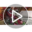 Christmas Flannel Blanket 50x60 Santa Monster Witch Throw Blanket - Holiday Decor